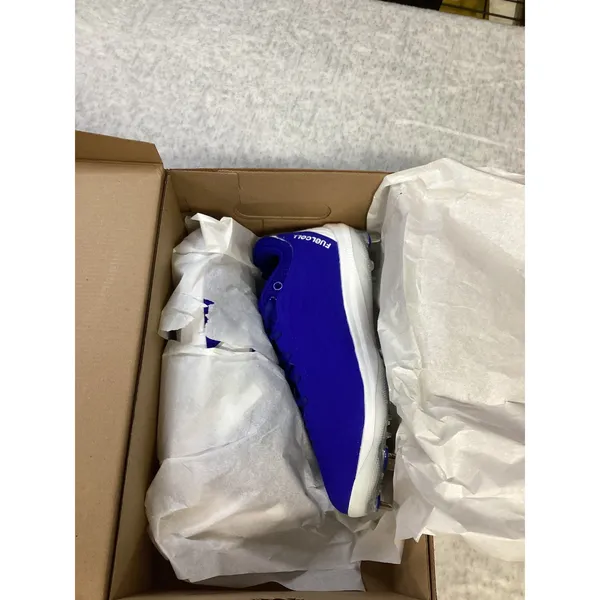 New Balance FuelCell FUSE v 4 Metal Softball Cleat Blue White SMFUSEB4 Womens‎ 8 - Image 3