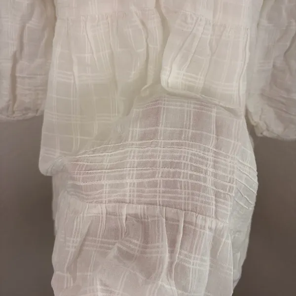 Cleobella Elliot ivory organic cotton mini dress - Image 7