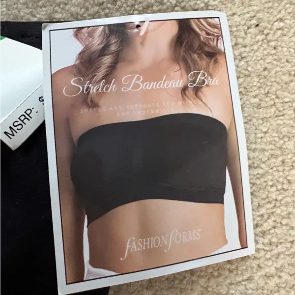 Fashion Forms Classic Black Bandeau - Image 3