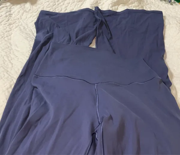 Blue Aerie Flare Leggings - Image 2