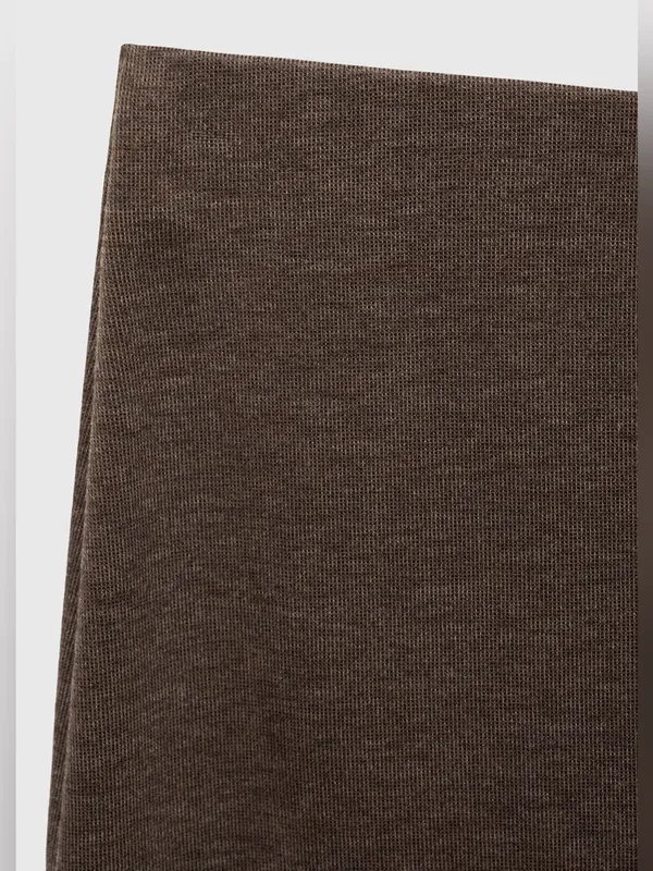 Mango MNG - NWT Brown Knit Maxi Skirt Pencil Style - Image 7