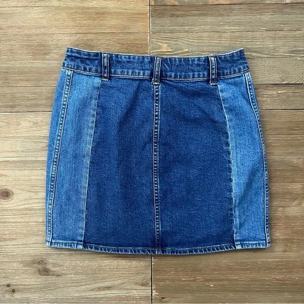 Madewell Straight Denim Mini Skirt: Pieced Edition - Image 5