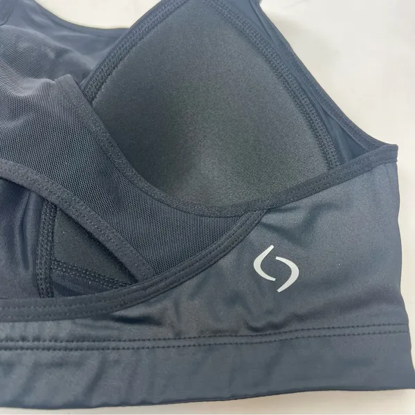 Moving Comfort Vixen Sports Bra Womens M 34AB-36A Black High Impact NWT - Image 4