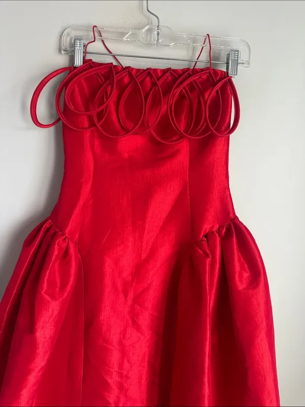 desiree iyama meraki midi dress red 4 - Image 3