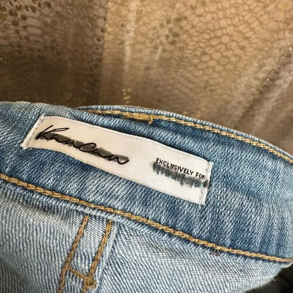 KanCan High Rise‎ Light Wash Ripped Distressed Skinny Jeans Size 32 - Image 3