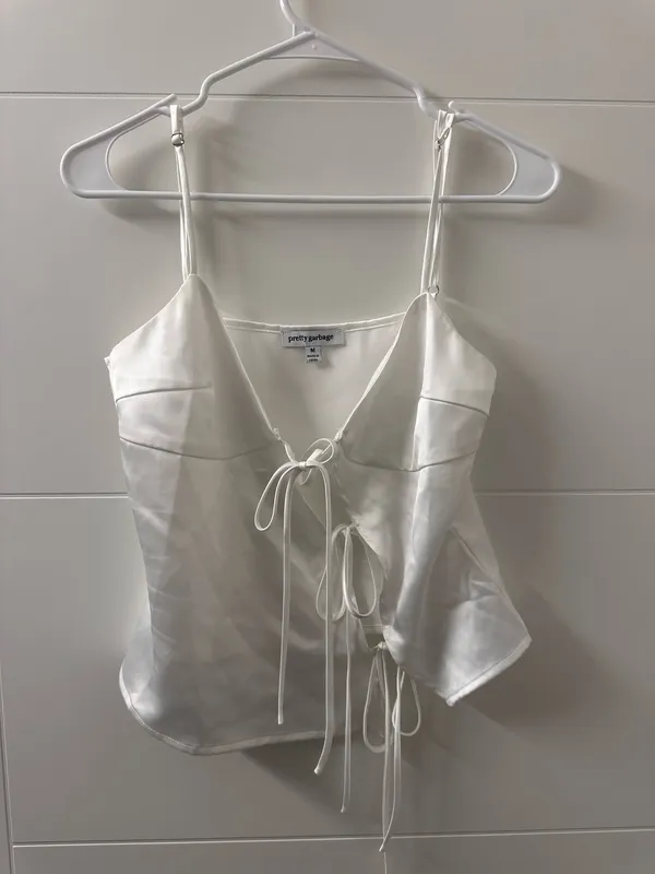 Pretty Garbage tie cami White Size M - Image 2