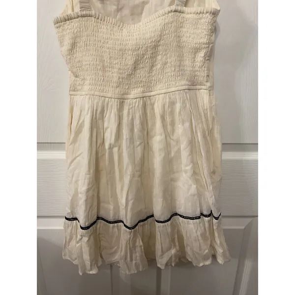NWOT Band of the Free Indus Embroidered Boho Ruffled Tiered Dress, S - Image 7