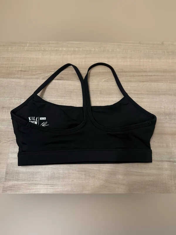 Kill Crew Black Sports Bra - Image 2