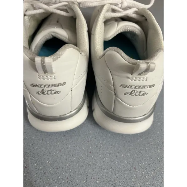 Skechers Womens Elite 11798 White Casual Shoes Sneakers Size 8 Comfort Walking - Image 6
