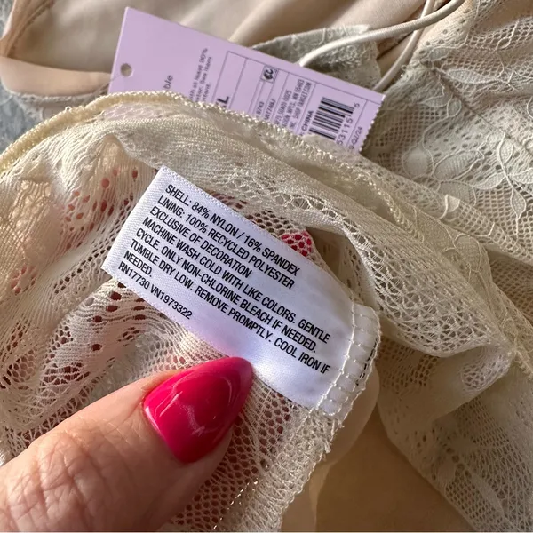 Wild Fable Lace Cami Top NWT Size XL Cream Dreamy Fairycore - Image 6