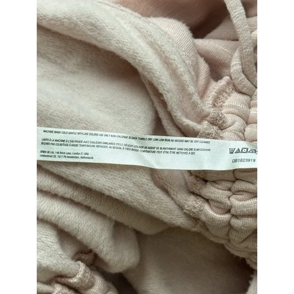 Daily Practice Anthropologie High Neck Long Sleeve Ruched Mini Dress XXS Pink‎ - Image 6