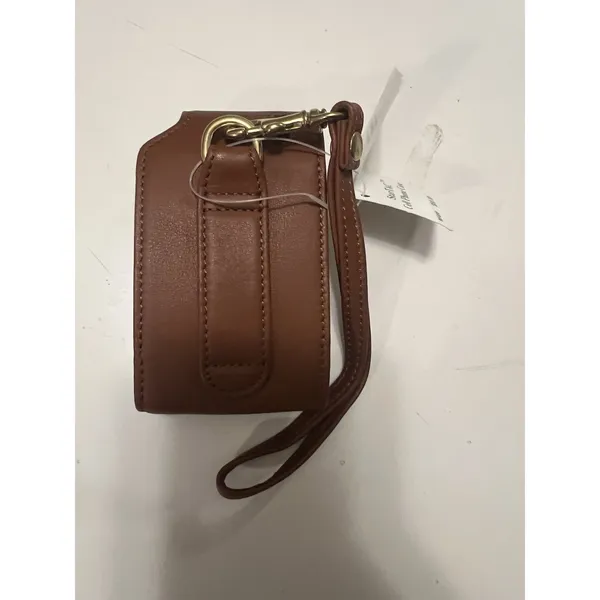Vintage Tan Leather Coach Flip Phone Belt Carry Case Wristlet NWT - Image 7