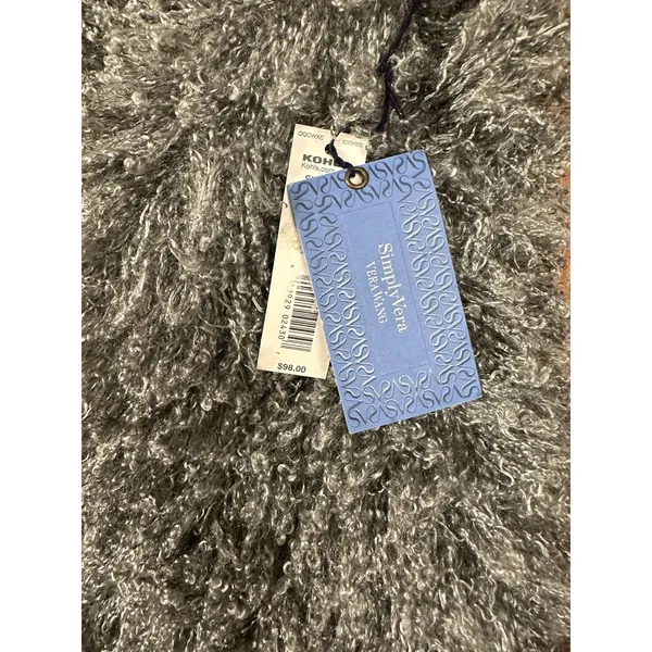 Simply Vera by Vera Wang NWT faux sheep fur vest‎ Size S/M - Image 5