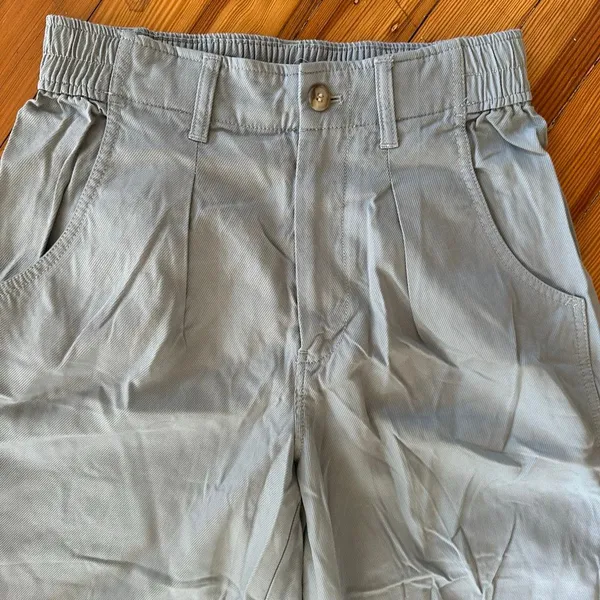 Madewell The Neale Straight-Leg Drapeweave Pant in Overcast Size 4 - Image 6