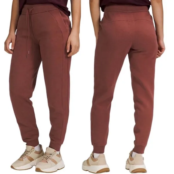 Lululemon Scuba High-Rise Jogger Pants Sz‎ 12 in Smokey Red - Image 2