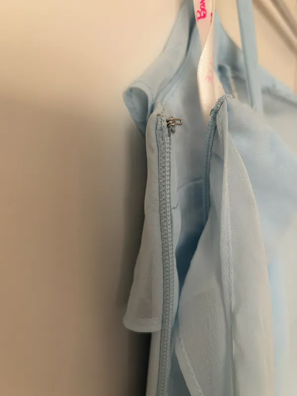 Azazie Sky Blue Bridesmaid Dress - Image 6