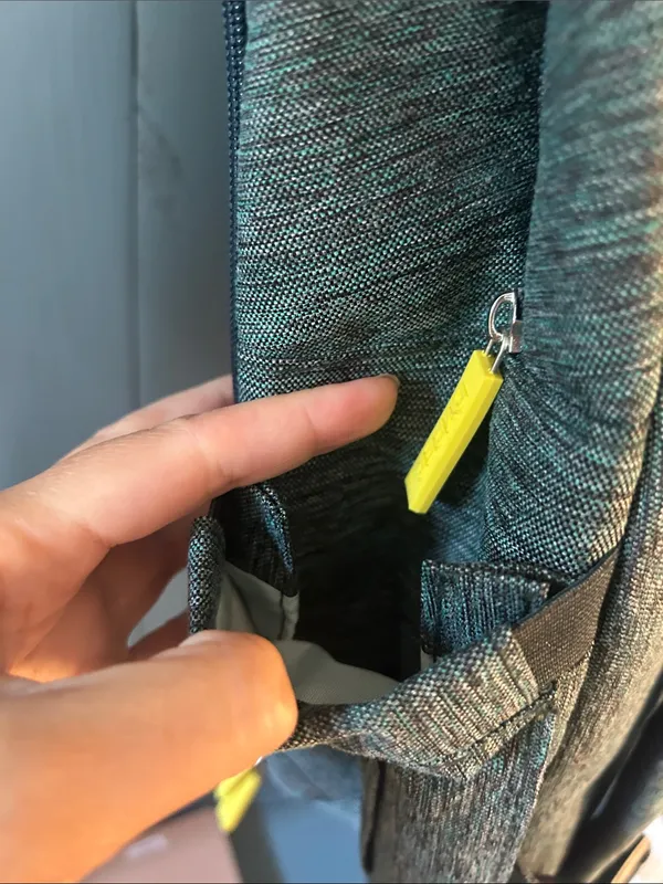DYPER Women's Gray Baby Bag Backpack with Yellow Accents - New - Image 10