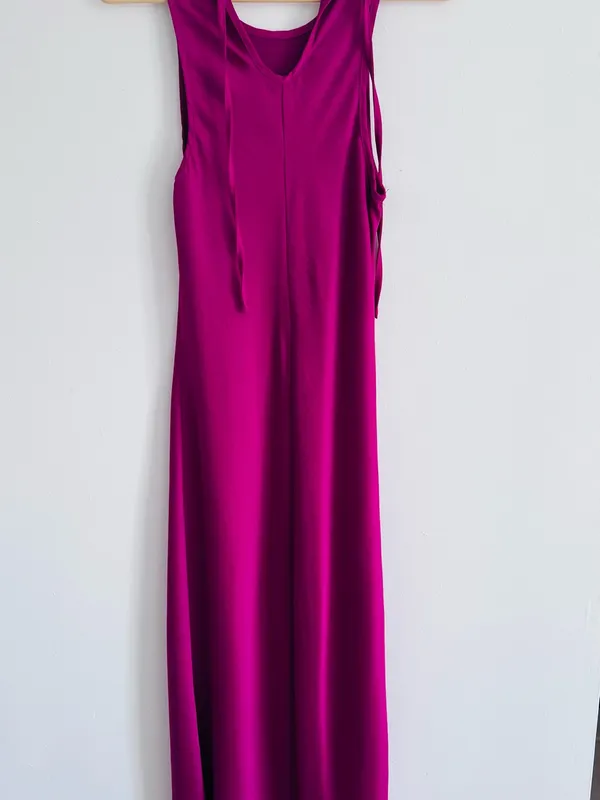 House of Harlow 1960 Sleeveless Fuchsia Maxi Dress - Image 3