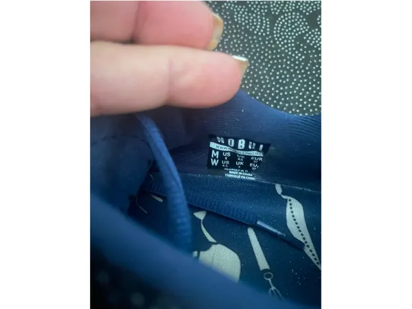 No bull blue floral sneakers size W6.5 - Image 5
