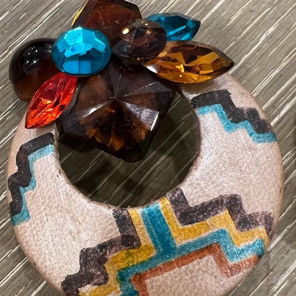 Vintage tribal earrings - Image 3