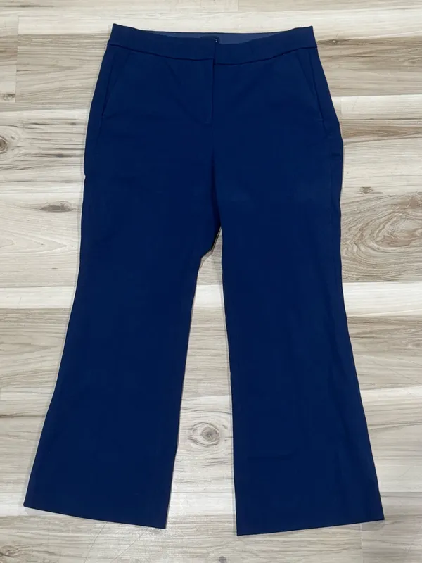 J. Crew Kelsey Flare Pants Navy Blue Women’s 6 - Image 2