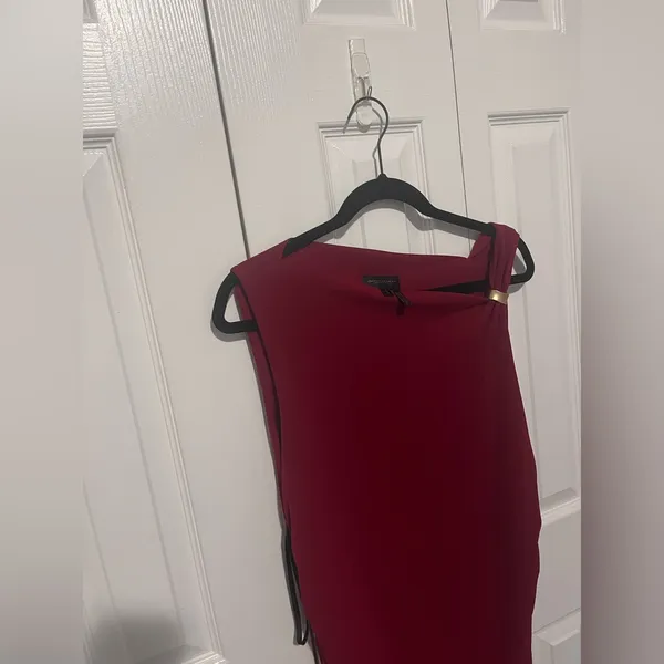 Donna Karan Burgundy Gown Size Large - Image 3