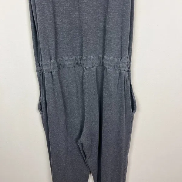 Sundry 2 Jumpsuit Womens Medium‎ Gray Jogger Sleeveless Drawstring Casual Lounge - Image 11