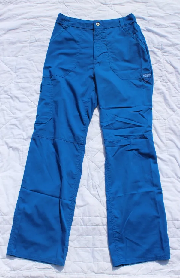 Cherokee Scrub Pants Blue Small - Image 3