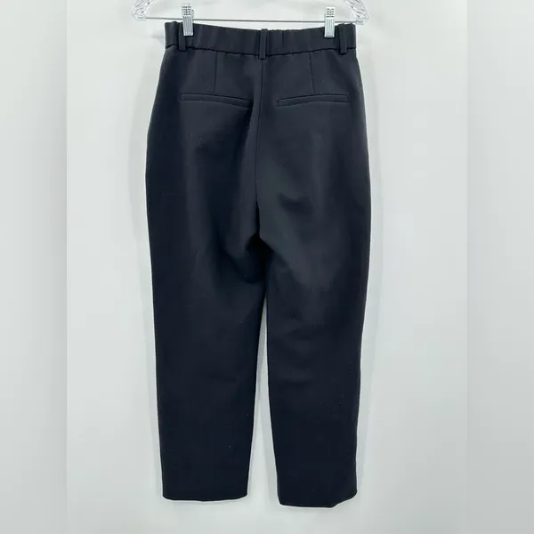 Abercrombie & Fitch Women's‎ Black Sloane Tailored Wide Leg Trouser Pants Size 2 - Image 2
