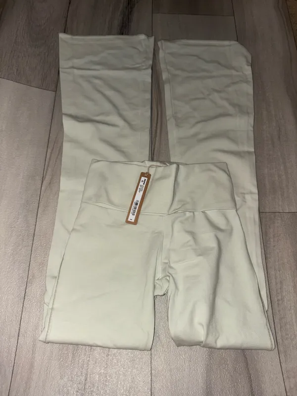 Skims Cotton jersey fold-over pant Color spearmint - Image 2