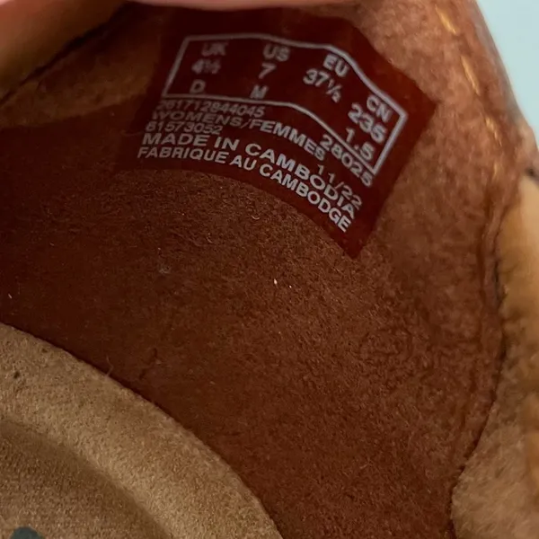 Clarks Collection Lyrical Way Shoe Size 7 Brown Leather Loafers Flats Perforated - Image 14