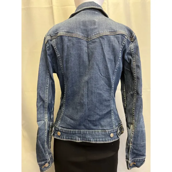 Levi's Women's Blue Denim/Jean Jacket Size M SKU 5629 - Image 3