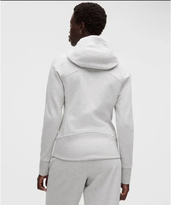 Lululemon scuba full zip heathered grey jacket  - Image 2