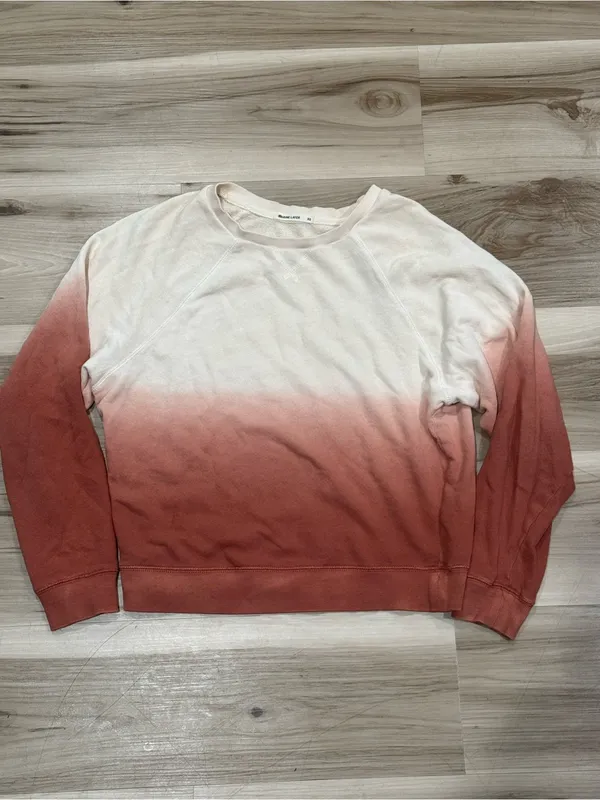 Marine Layer Terry Ombre Crewneck Sweatshirt Women’s XS - Image 2