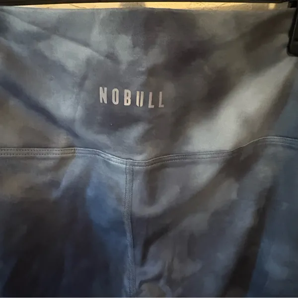 NO BULL leggings NWT size Large. Tie-dye blue. - Image 6