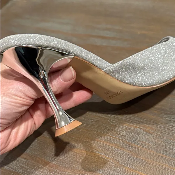 New Nine‎ West Women's Bridal Hott Pointy Toe Dress Mules Size 6.5 - Image 9