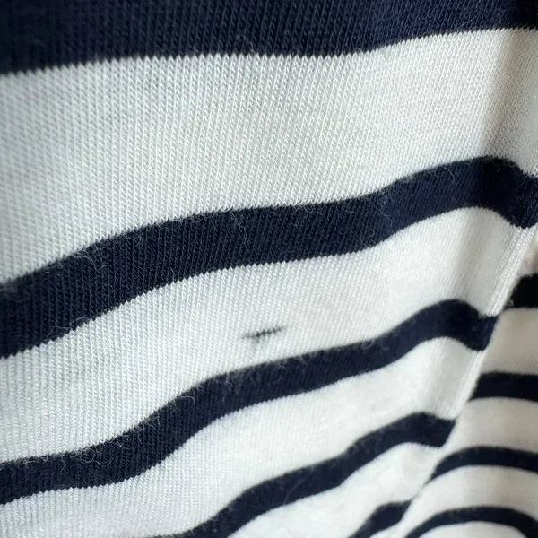 The‎ Group By Babaton Black White Striped Cotton Modal Short Sleeve T-Shirt Sz M - Image 5