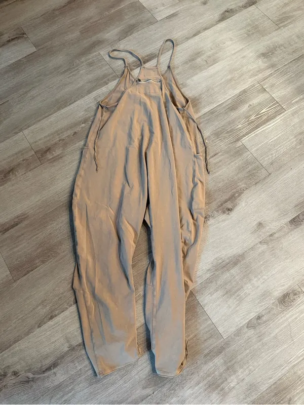 Spiritual Gangster Free People Hot Shot Jumpsuit in Mocha Latte Size XS - Image 8