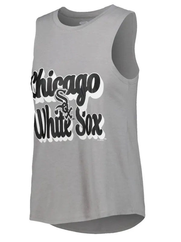 Chicago White Sox Concepts Sport Wordmark Muscle Tank & Pants Set NWT Large - Image 2