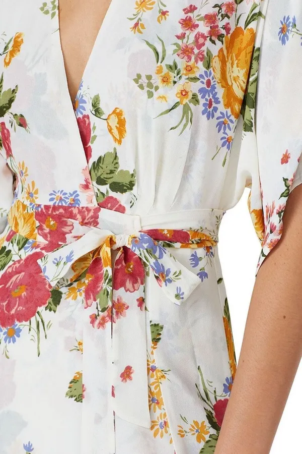 Reformation Winslow V Neck Floral V Neck Maxi Dress Size XS - Image 3
