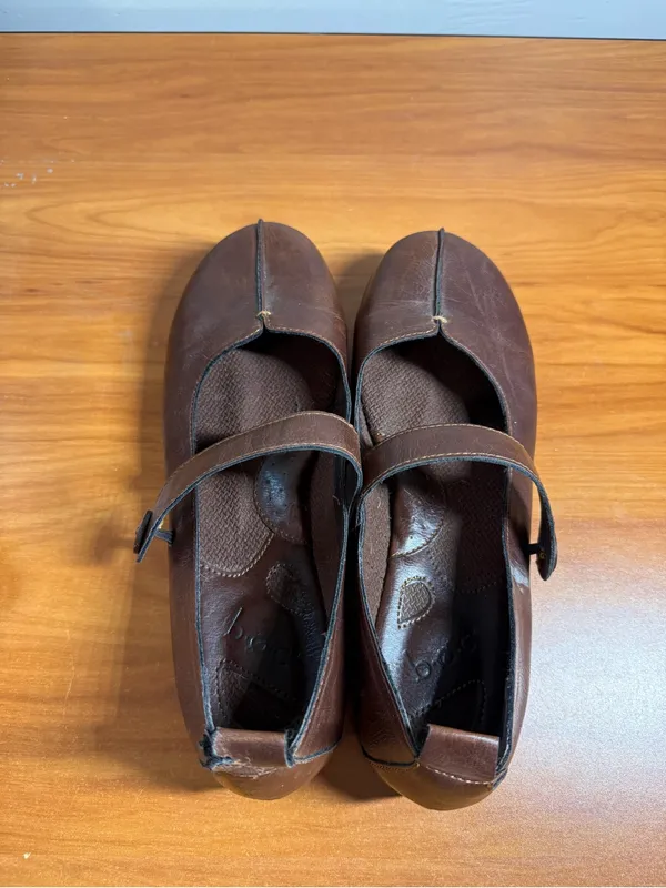 B.o.c. Brown Mary Jane Style Clog Loafer Comfort Shoe Button Slip On Brown 10 - Image 8