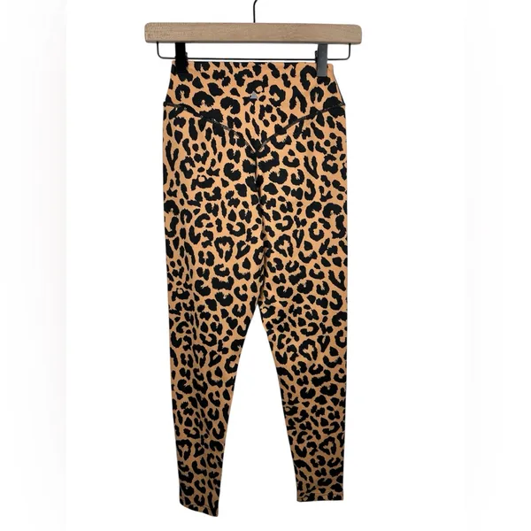 Balance Athletica King Cheetah Leggings Small Leopard‎ Print High Rise - Image 3