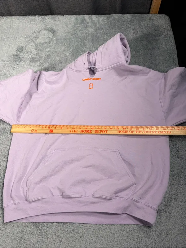 Lonely Ghost Lavender Pullover text me when you get home Hoodie XL - Image 13
