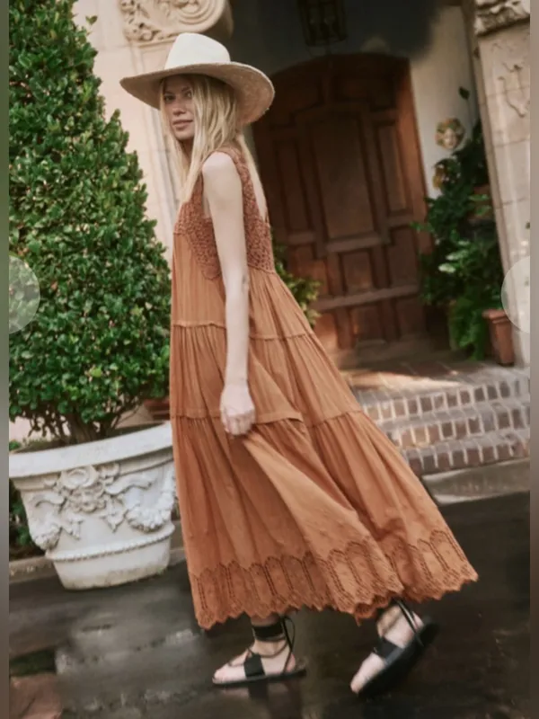 The Great - The Soleil Dress in Canyon. - Image 2
