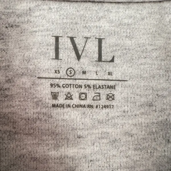 NWT‎ IVL Collective Cotton Jersey Cropped Top Womens Heather Gray Small Athletic - Image 8