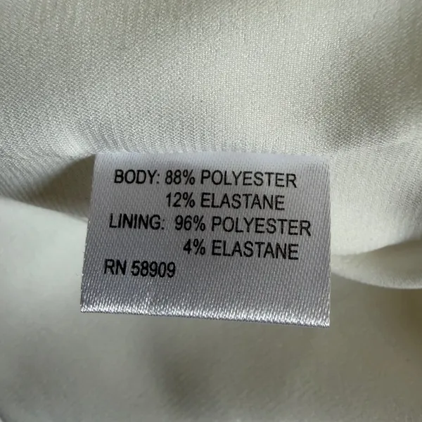 Gianni Bini Ivory Evelyn One Shoulder Mini Dress 4 Wedding Bachelorette Bridal - Image 10
