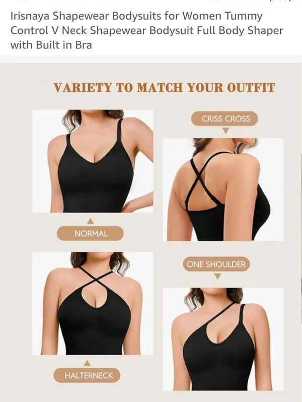 Black High-Waist Seamless Shapewear Bodysuit Size XXL Washed But Never Worn - Image 3
