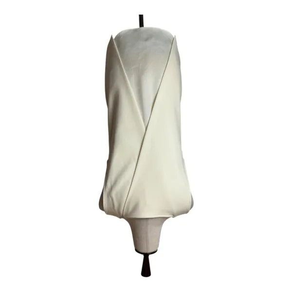 Rag & Bone Shirt Women XS Ivory Almond Harper Split Back‎ Top Streetwear NWOT - Image 4
