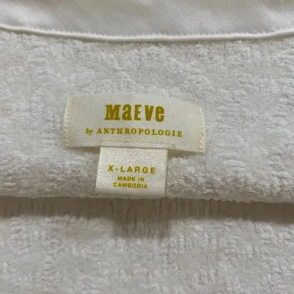 Maeve Anthropologie Textured Bubble Knit Crop Top XL Boho Cottagecore - Image 4