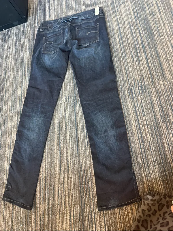 G-Star RAW 3301 Y2K Dark Wash Jeans Women’s 32x32 18” Waist - Image 3